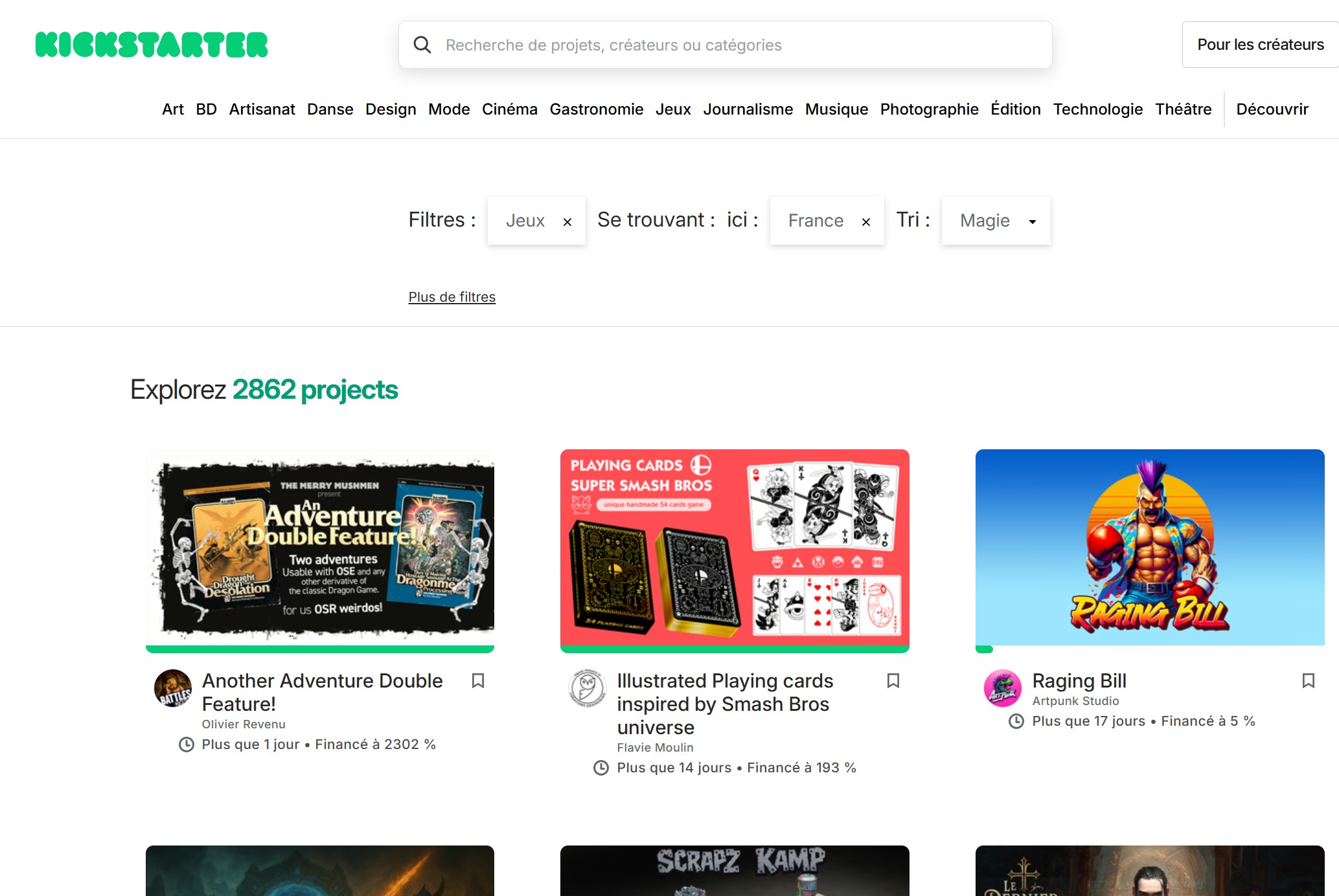 kickstarter plateforme de crowdfunding