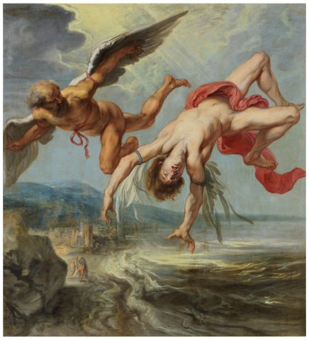 La chute d'Icare tableau