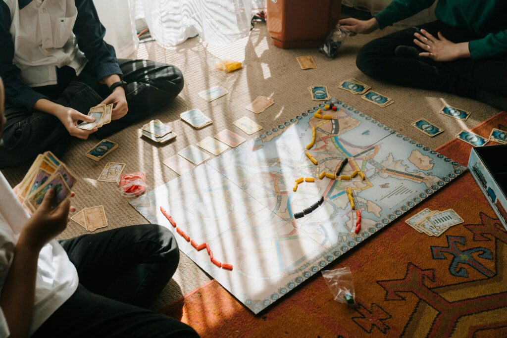 Les aventuriers du rail, jeu initié